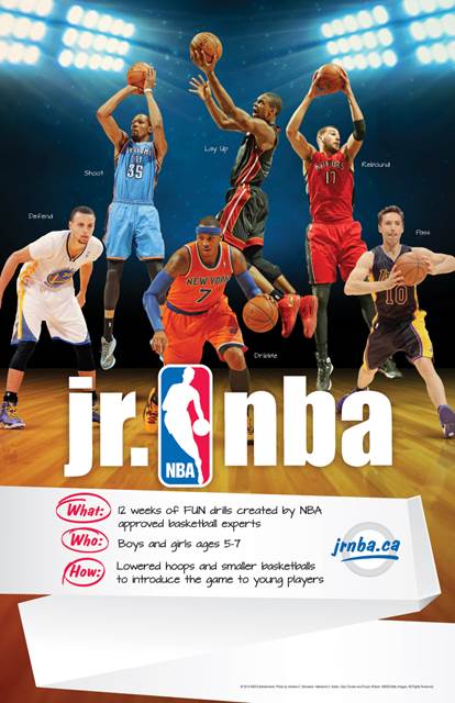 jr. nba. 12 weeks of fun for boy and girls ages 5-7